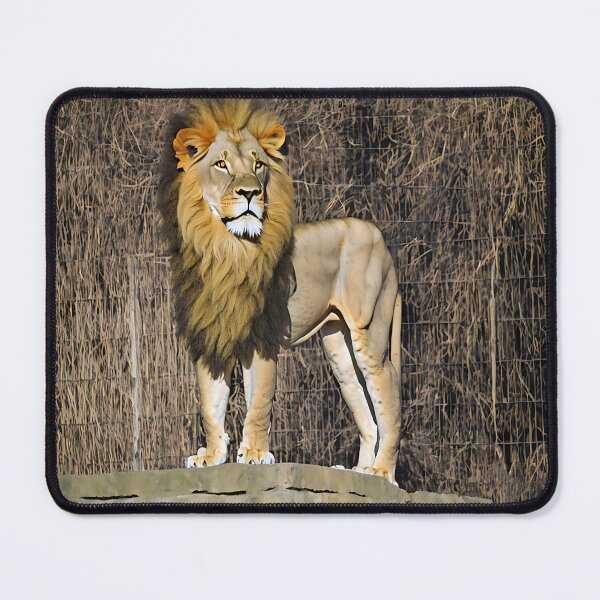 Item preview, Lion Standing on stone bridge  designed and sold by David-Howells.