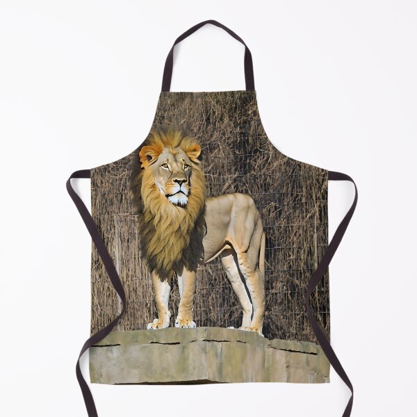 Item preview, Lion Standing on stone bridge designed and sold by David-Howells.