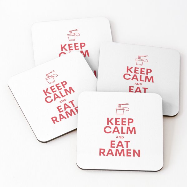 Item preview, Keep Calm and Eat Ramen - Inflation meme - Great Recession 2.0 (red) designed and sold by MillennialMemer.