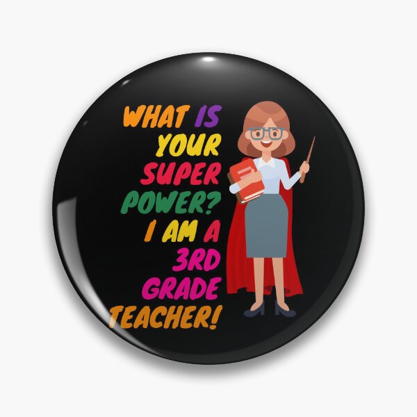 Item preview, What Is Your Superpower 3rd Grade Teacher  designed and sold by superteachers.