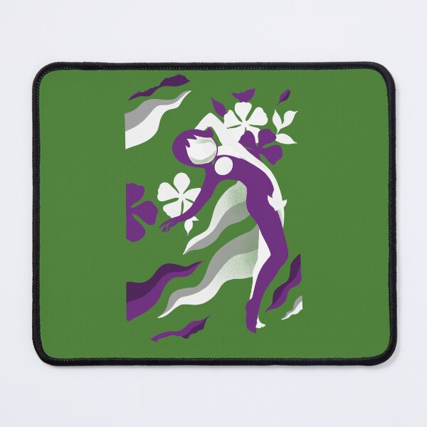 Item preview, Abstract Female Silhouette in Suffragette Colours designed and sold by GrumpyFella.