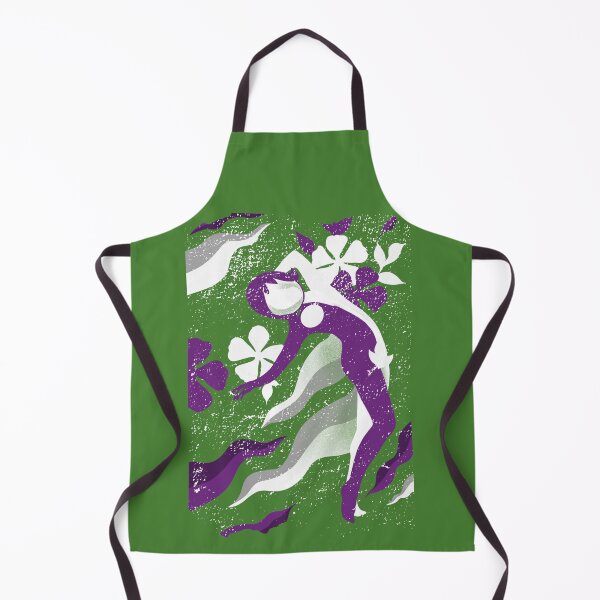 Item preview, Abstract Female Silhouette in Suffragette Colours designed and sold by GrumpyFella.