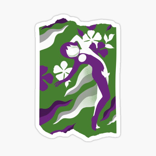 Artikel-Vorschau von Abstrakte weibliche Silhouette in Suffragette-Farben, designt und verkauft von GrumpyFella.