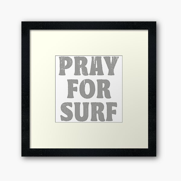 Aperçu de l'œuvre Priez pour le surf vintage Sticker créée et vendue par TonySpencer.