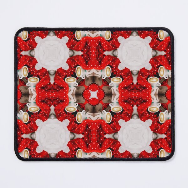 Item preview, Red Christmas Cozy Coffee Cappuccino Milk Foam Pattern No6 designed and sold by Atomura.