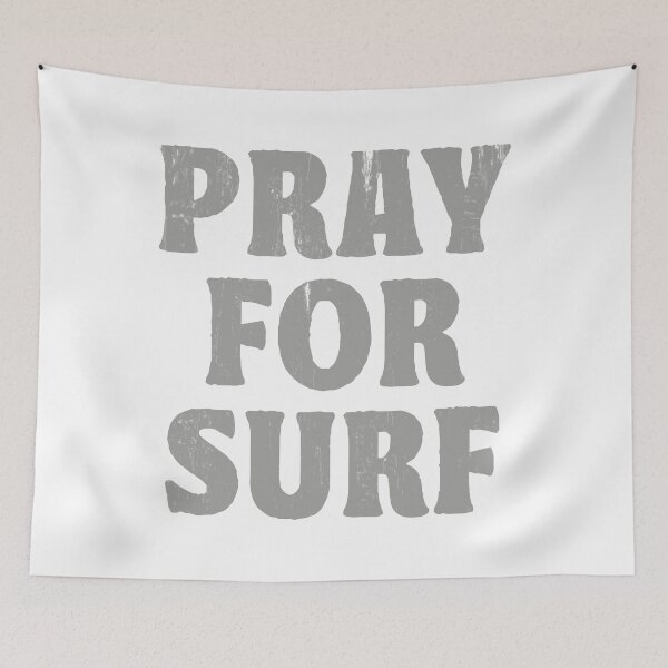 Item preview, Vintage Pray For Surf Sticker designed and sold by TonySpencer.