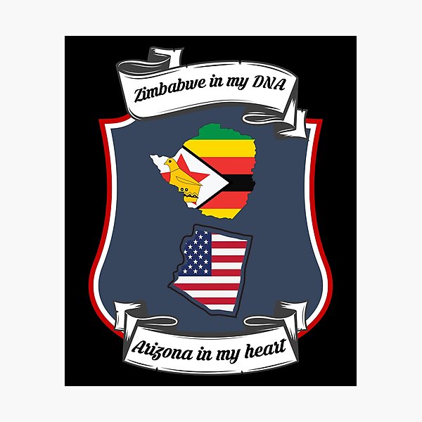 Item preview, Zimbabwe in my DNA, Arizona in my heart Heritage designed and sold by Tony ⭐⭐⭐⭐⭐.