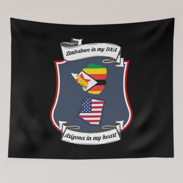 Item preview, Zimbabwe in my DNA, Arizona in my heart Heritage designed and sold by Tony ⭐⭐⭐⭐⭐.