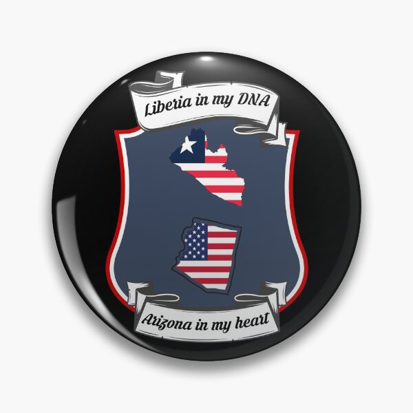 Item preview, Liberia in my DNA, Arizona in my heart Heritage designed and sold by Tony ⭐⭐⭐⭐⭐.