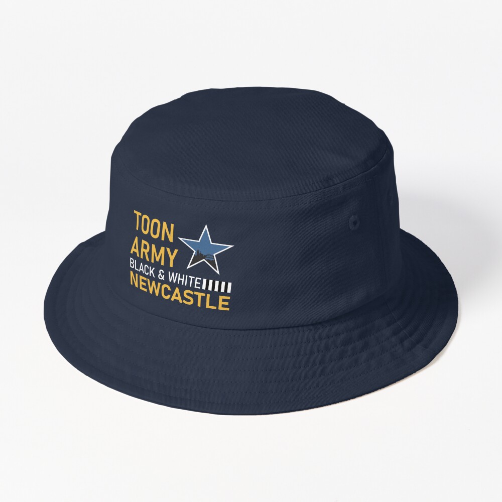 Newcastle Toon Army Black and white' Bucket Hat for Sale by Real