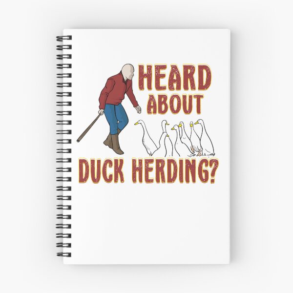 Item preview, Funny Duck Herding Question designed and sold by Gold Wings Tees.