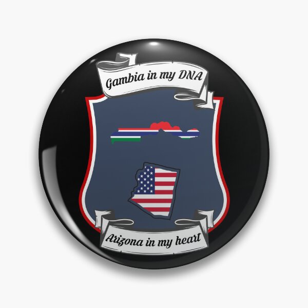 Item preview, Gambia in my DNA, Arizona in my heart Heritage designed and sold by Tony ⭐⭐⭐⭐⭐.