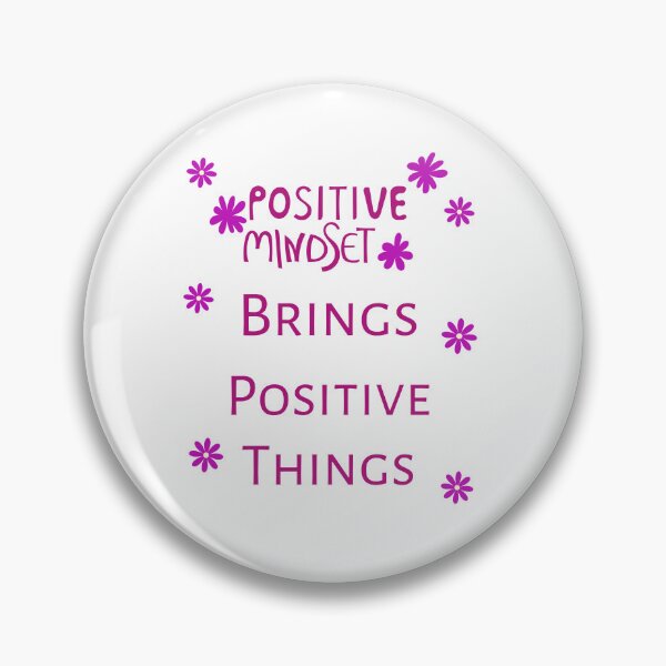 Item preview, Positive mindset brings positive things  - Inspirational quotes designed and sold by Happier-Futures.