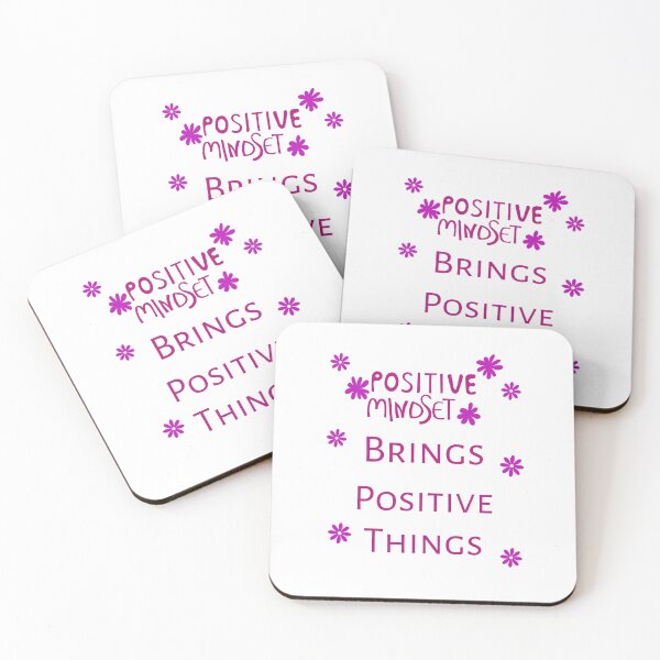 Item preview, Positive mindset brings positive things  - Inspirational quotes designed and sold by Happier-Futures.