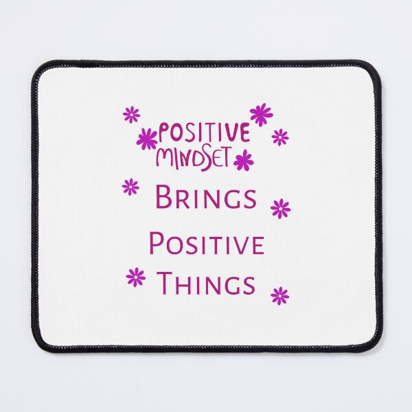Item preview, Positive mindset brings positive things  - Inspirational quotes designed and sold by Happier-Futures.