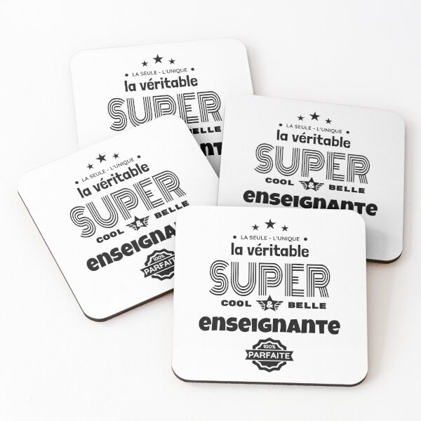 Aperçu de l'œuvre super enseignante 100% parfaite humour créée et vendue par la-petite-folie.
