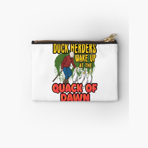 Item preview, Funny Quack of Dawn Competitive Duck Herding Pun designed and sold by Gold Wings Tees.