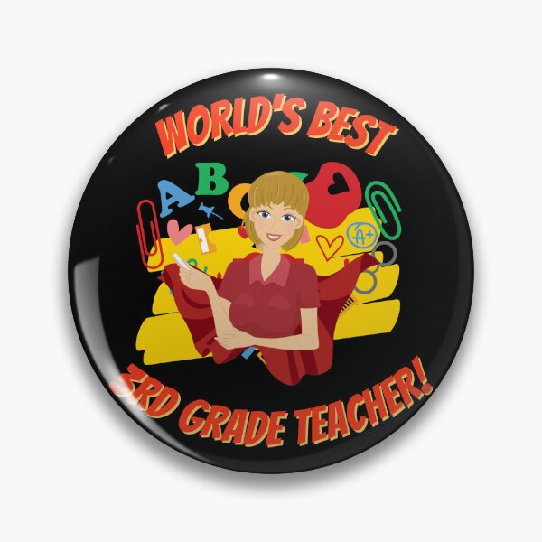 Item preview, Best Third Grade Teacher Appreciation designed and sold by superteachers.