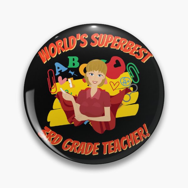Item preview, Best Third Grade Teacher Appreciation designed and sold by superteachers.