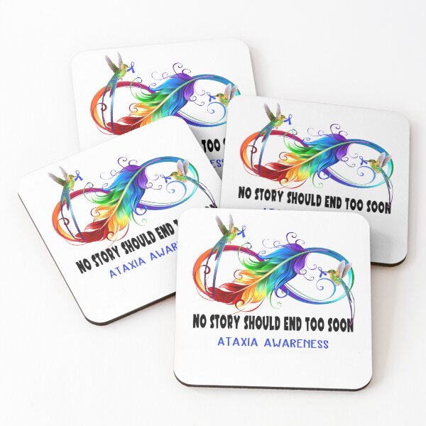 Item preview, Ataxia Awareness - NO STORY SHOULD END TOO SOON designed and sold by Jennpak.