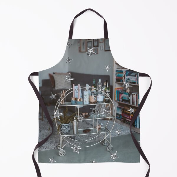 Item preview, Stars and Bar Cart Apartment Decor designed and sold by Femme Pastel Collective.