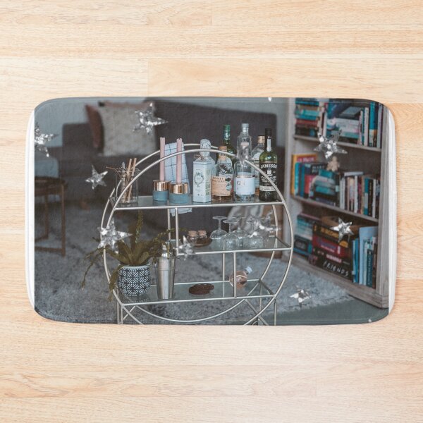 Item preview, Stars and Bar Cart Apartment Decor designed and sold by Femme Pastel Collective.
