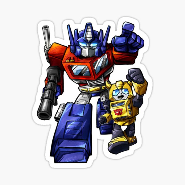 Item preview, Optimus & Bumblebee designed and sold by Ninjatron.