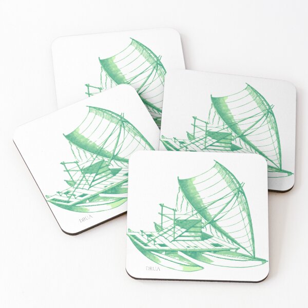 Item preview, Fijian Drua (Canoe) in Myrtle designed and sold by RoseyWarship.