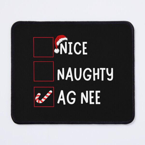 Item preview, Nice Naughty Ag nee Christmas - Funny South African Christmas list  designed and sold by Huesoffun.
