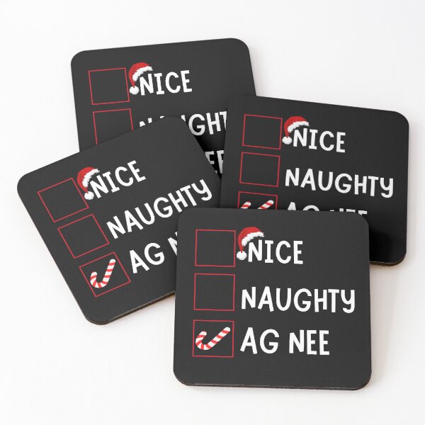 Item preview, Nice Naughty Ag nee Christmas - Funny South African Christmas list  designed and sold by Huesoffun.
