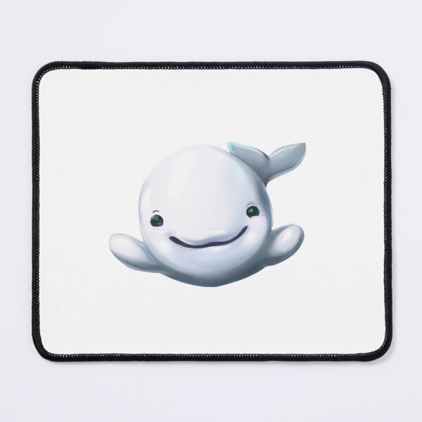 Item preview, Very Cute Beluga Whale.  Kawaii Animals designed and sold by LeanDesigns.