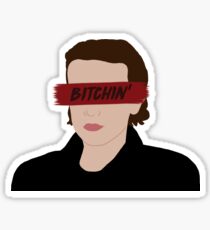 Bitchin' Eleven Silhouette Design Sticker