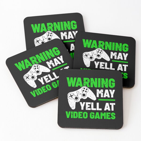 Item preview, Warning May Yell At Video Games - Funny Gifts for Gamers and Esport Lovers designed and sold by FanityPrints.
