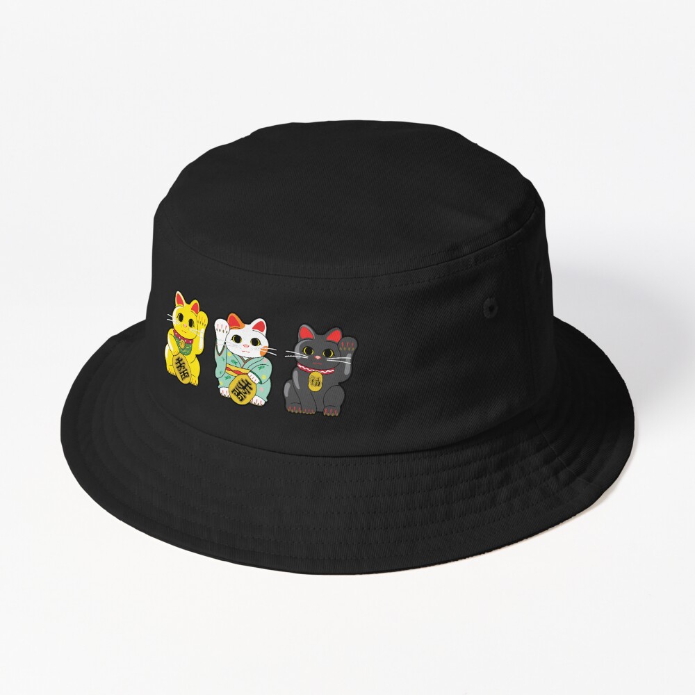 Lucky Cat Bucket Hat – ShoyuDrip