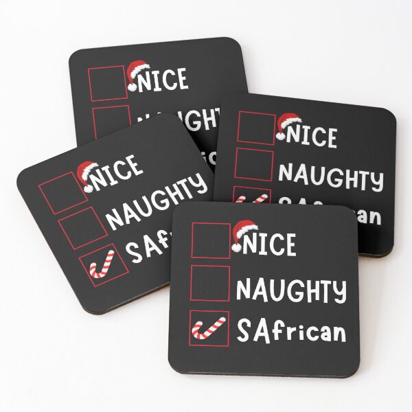 Item preview, Nice Naughty Safrican Christmas - Funny South African Christmas list  designed and sold by Huesoffun.