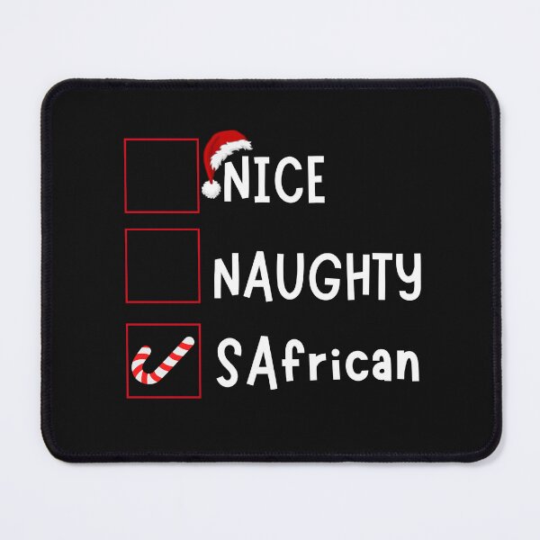 Item preview, Nice Naughty Safrican Christmas - Funny South African Christmas list  designed and sold by Huesoffun.