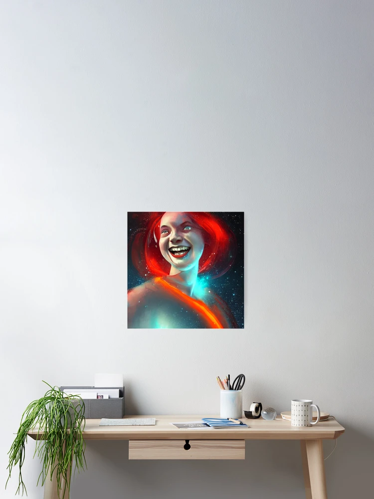 Thumbnail 2 of 3, Poster, Cosmic Maniac designed and sold by Sub-Ruminations.
