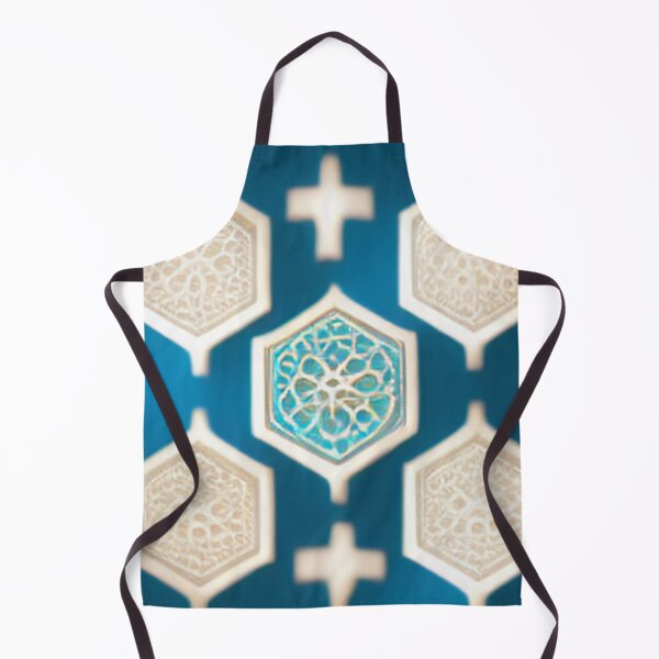 Item preview, blue mosaic of ancient Arab Islamic architecture / piece of art designed and sold by MaissaArt.