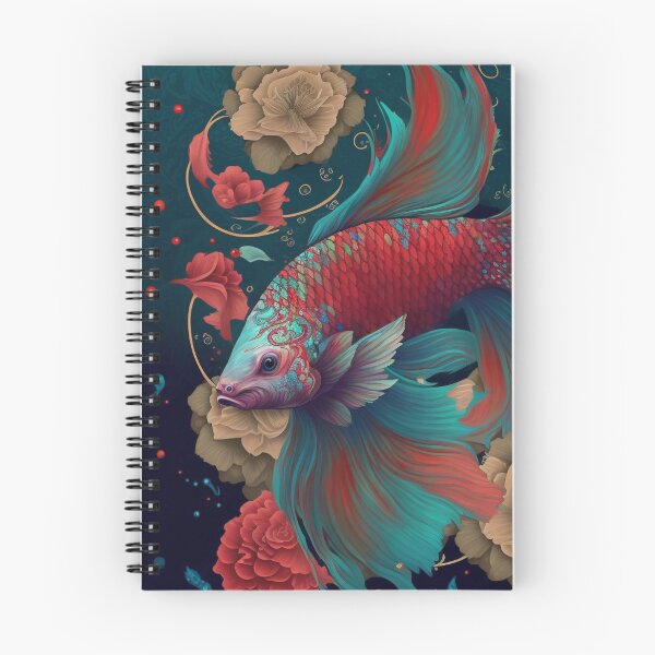 Item preview, Floral Bettafish designed and sold by BloodRubyz.