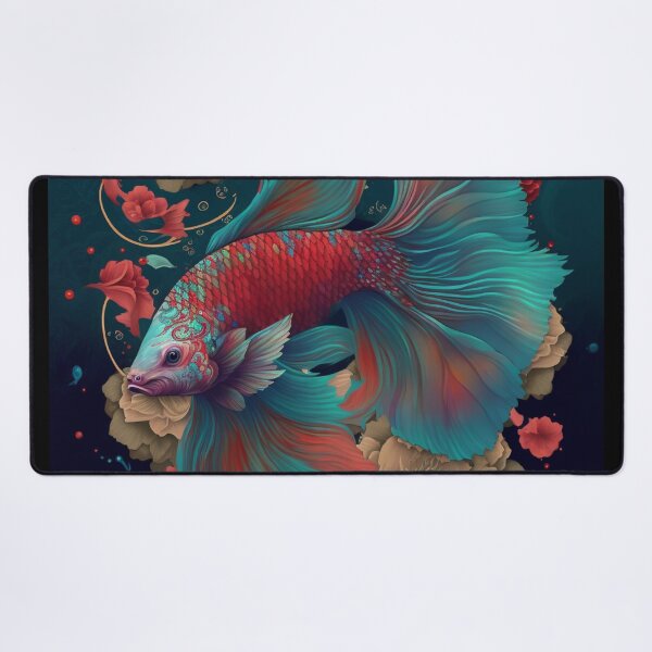 Item preview, Floral Bettafish designed and sold by BloodRubyz.