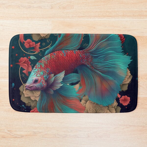 Item preview, Floral Bettafish designed and sold by BloodRubyz.