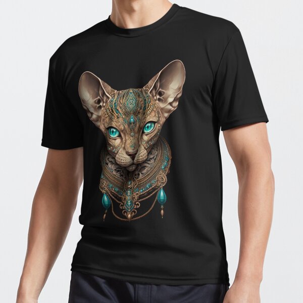 Sphynx Cat Active T-Shirt for Sale by TortoPlus