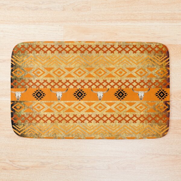 Item preview, Boho Distressed Cow Scull Tribal Design designed and sold by handsoftime2020.