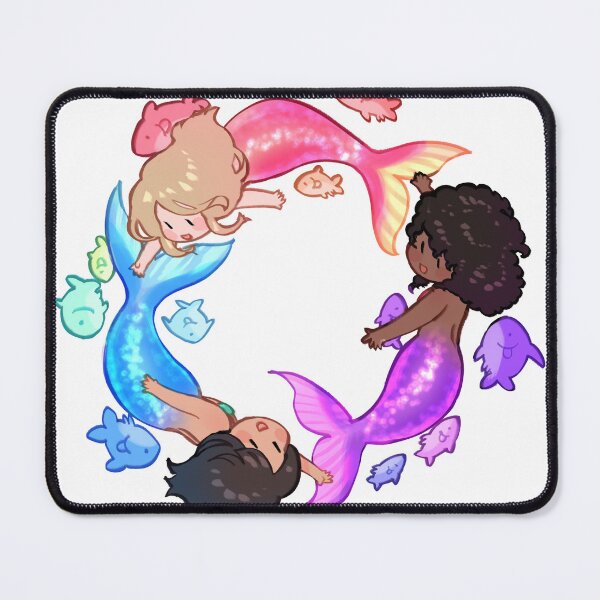 Item preview, Three Little Mermaids designed and sold by catakoyaki.