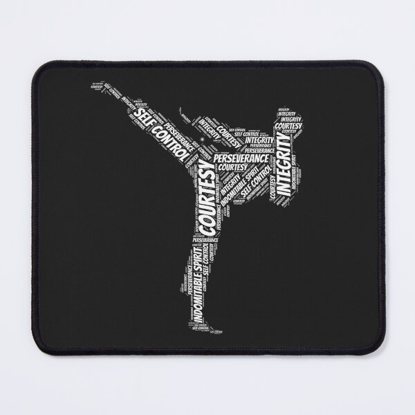 Item preview, Taekwondo Fighter 5 Tenets Of TKD Martial Arts designed and sold by Glitche-Shop.