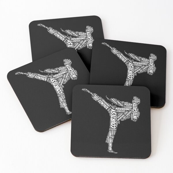 Item preview, Taekwondo Fighter 5 Tenets Of TKD Martial Arts designed and sold by Glitche-Shop.