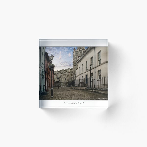 St Columbs Court Acrylic Block