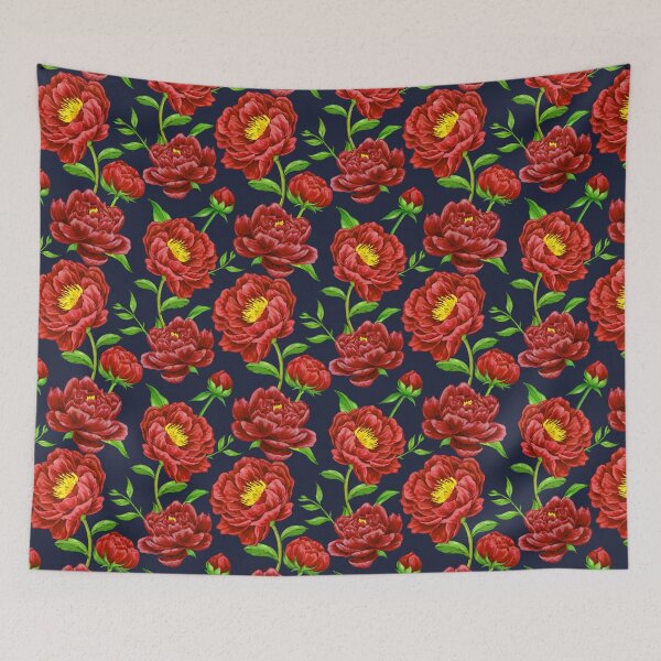 Item preview, Red Dahlia Pattern designed and sold by antevasinart.
