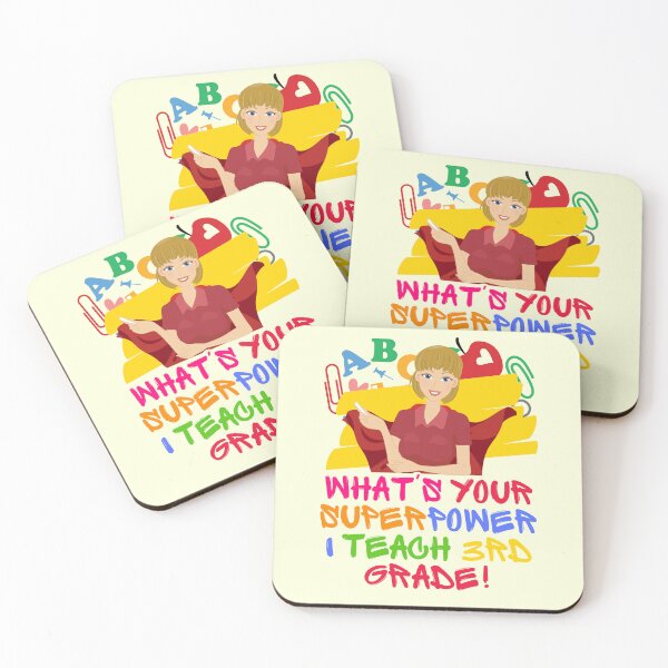Item preview, What's Your Superpower Third Grade Teacher Appreciation designed and sold by superteachers.