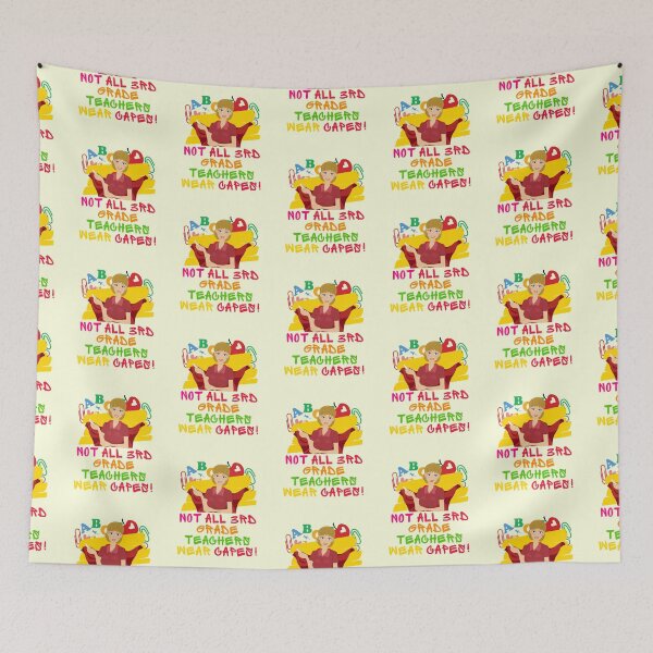 Item preview, Superhero Third Grade Teacher Appreciation designed and sold by superteachers.